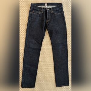 Tellason Slim Fit Selvedge Jeans Blue Men's Size 30 x 33 Made in USA